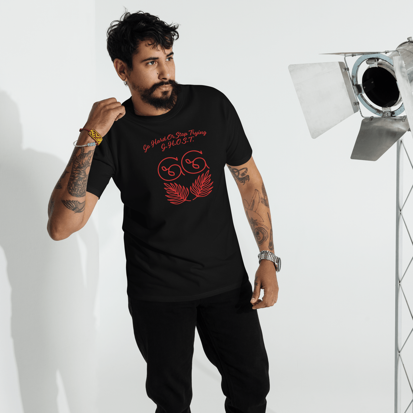 Ghost Gang Heavyweight Tee – 6.5 oz Motivational Streetwear. - Ghost Inc. Apparel